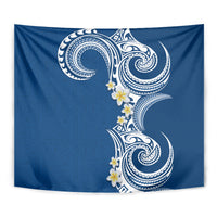 Aloha Polynesian Plumeria Flower Tapestry Blue Color LT03 - Polynesian Pride