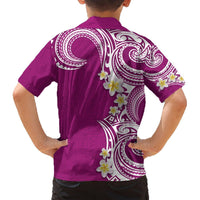Aloha Polynesian Plumeria Flower Hawaiian Shirt Pink Color LT03 - Polynesian Pride