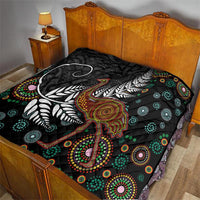 New Zealand Fern and Australia Emu Quilt Aboriginal Mix Maori Pattern
