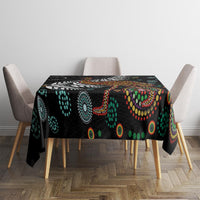 New Zealand Fern and Australia Emu Tablecloth Aboriginal Mix Maori Pattern LT03 - Polynesian Pride