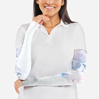 Hawaiian Manta Ray Tribal Arm Sleeves Polynesian Art Motifs Sweet Pastel LT03 - Polynesian Pride