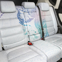 Hawaiian Manta Ray Tribal Back Car Seat Cover Polynesian Art Motifs Sweet Pastel