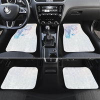 Hawaiian Manta Ray Tribal Car Mats Polynesian Art Motifs Sweet Pastel LT03 Set 4pcs Multicolor - Polynesian Pride