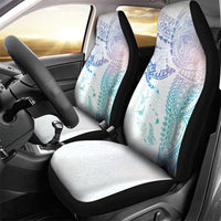 Hawaiian Manta Ray Tribal Car Seat Cover Polynesian Art Motifs Sweet Pastel