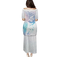 Hawaiian Manta Ray Tribal Puletasi Polynesian Art Motifs Sweet Pastel LT03 - Polynesian Pride