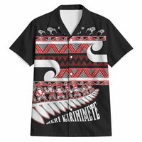 New Zealand Christmas Hawaiian Shirt Funny Santa Claus Haka Dance with Tukutuku LT03 Multicolor - Polynesian Pride
