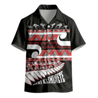 New Zealand Christmas Kid Hawaiian Shirt Funny Santa Claus Haka Dance with Tukutuku LT03 - Polynesian Pride