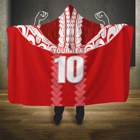 Custom Tahiti Football Polynesian Pattern Hooded Blanket