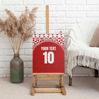 Custom Tonga Football Ngatu Tribal Tattoo Canvas Wall Art LT03 - Polynesian Pride