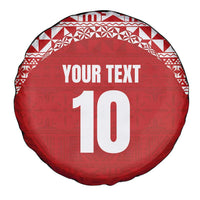 Custom Tonga Football Ngatu Tribal Tattoo Spare Tire Cover LT03 - Polynesian Pride