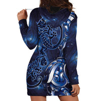 New Zealand Gecko Maori Art Tattoo Hoodie Dress Matariki Mode