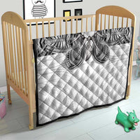 Samoan Traditional Art Tattoos Quilt Tatau Tribal Motifs with Ula Nifo White - Polynesian Pride