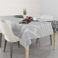 Samoan Traditional Art Tattoos Tablecloth Tatau Tribal Motifs with Ula Nifo White - Polynesian Pride