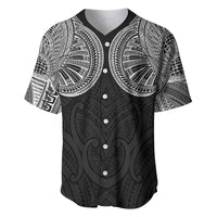Samoan Traditional Art Tattoos Baseball Jersey Tatau Roman Reigns Black Color - Polynesian Pride