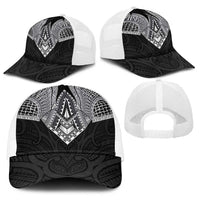 Samoan Traditional Art Tattoos Baseball Net Cap Tatau Roman Reigns Black Color LT03 - Polynesian Pride