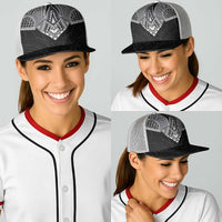 Samoan Traditional Art Tattoos Baseball Net Cap Tatau Roman Reigns Black Color LT03 - Polynesian Pride