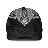 Samoan Traditional Art Tattoos Classic Cap Tatau Roman Reigns Black Color LT03 Universal Fit Black - Polynesian Pride