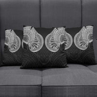 Samoan Traditional Art Tattoos Pillow Cover Tatau Roman Reigns Black Color - Polynesian Pride