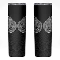 Samoan Traditional Art Tattoos Skinny Tumbler Tatau Roman Reigns Black Color - Polynesian Pride