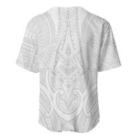 Samoan Traditional Art Tattoos Baseball Jersey Tatau Roman Reigns White Color LT03 - Polynesian Pride