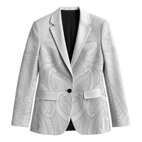 Samoan Traditional Art Tattoos Blazer Tatau Roman Reigns White Color - Polynesian Pride