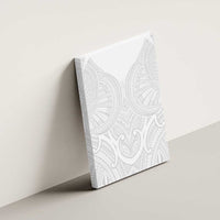 Samoan Traditional Art Tattoos Canvas Wall Art Tatau Roman Reigns White Color - Polynesian Pride