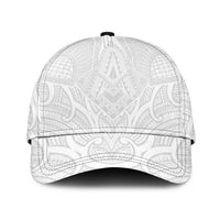 Samoan Traditional Art Tattoos Classic Cap Tatau Roman Reigns White Color LT03 Universal Fit White - Polynesian Pride