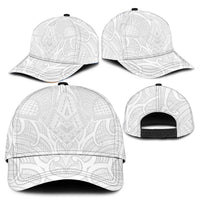 Samoan Traditional Art Tattoos Classic Cap Tatau Roman Reigns White Color LT03 - Polynesian Pride