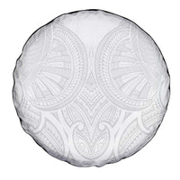 Samoan Traditional Art Tattoos Spare Tire Cover Tatau Roman Reigns White Color - Polynesian Pride