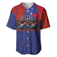 Personalised Samoan DNA-Proud of Samoa Baseball Jersey Polynesian Patterns LT03 Multicolor - Polynesian Pride