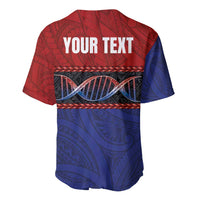 Personalised Samoan DNA-Proud of Samoa Baseball Jersey Polynesian Patterns LT03 - Polynesian Pride