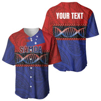 Personalised Samoan DNA-Proud of Samoa Baseball Jersey Polynesian Patterns LT03 - Polynesian Pride