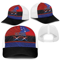 Samoan DNA-Proud of Samoa Baseball Net Cap Polynesian Patterns - Polynesian Pride