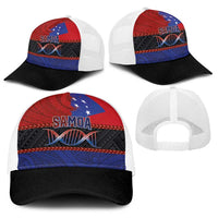 Samoan DNA-Proud of Samoa Baseball Net Cap Polynesian Patterns LT03 - Polynesian Pride