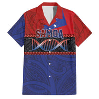 Personalised Samoan DNA-Proud of Samoa Family Matching Puletasi and Hawaiian Shirt Polynesian Patterns LT03 Dad's Shirt - Short Sleeve Multicolor - Polynesian Pride