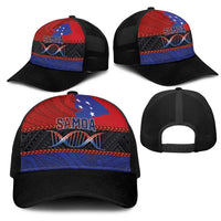 Samoan DNA-Proud of Samoa Mesh Trucker Cap Polynesian Patterns LT03 - Polynesian Pride