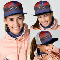 Samoan DNA-Proud of Samoa Mesh Trucker Cap Polynesian Patterns LT03 - Polynesian Pride