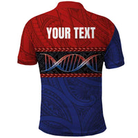 Personalised Samoan DNA-Proud of Samoa Polo Shirt Polynesian Patterns LT03 - Polynesian Pride