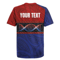 Personalised Samoan DNA-Proud of Samoa Rugby Jersey Polynesian Patterns LT03 - Polynesian Pride