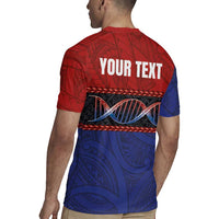 Personalised Samoan DNA-Proud of Samoa Rugby Jersey Polynesian Patterns LT03 - Polynesian Pride