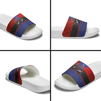 Samoan DNA-Proud of Samoa Slide Sandals Polynesian Patterns - Polynesian Pride