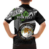 Hawaii James Campbell High School Hawaiian Shirt Kakau Pattern Black Version LT03 - Polynesian Pride