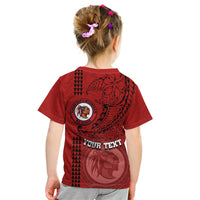 Hawaii Kahuku High & Intermediate School Kid T Shirt Tribal Kakau Pattern LT03 - Polynesian Pride