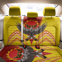 American Samoa Fautasi Race Back Car Seat Cover Pago Pago-Aeto Samoan Tattoo and Eagle LT03 - Polynesian Pride