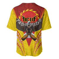American Samoa Fautasi Race Baseball Jersey Pago Pago-Aeto Samoan Tattoo and Eagle LT03 - Polynesian Pride