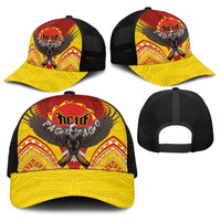 American Samoa Fautasi Race Baseball Net Cap Pago Pago-Aeto Samoan Tattoo and Eagle LT03 - Polynesian Pride