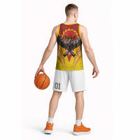 American Samoa Fautasi Race Basketball Jersey Pago Pago-Aeto Samoan Tattoo and Eagle LT03 - Polynesian Pride