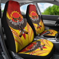 American Samoa Fautasi Race Car Seat Cover Pago Pago-Aeto Samoan Tattoo and Eagle LT03 - Polynesian Pride