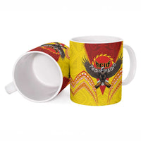 American Samoa Fautasi Race Ceramic Mug Pago Pago-Aeto Samoan Tattoo and Eagle LT03 - Polynesian Pride