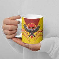 American Samoa Fautasi Race Ceramic Mug Pago Pago-Aeto Samoan Tattoo and Eagle LT03 - Polynesian Pride